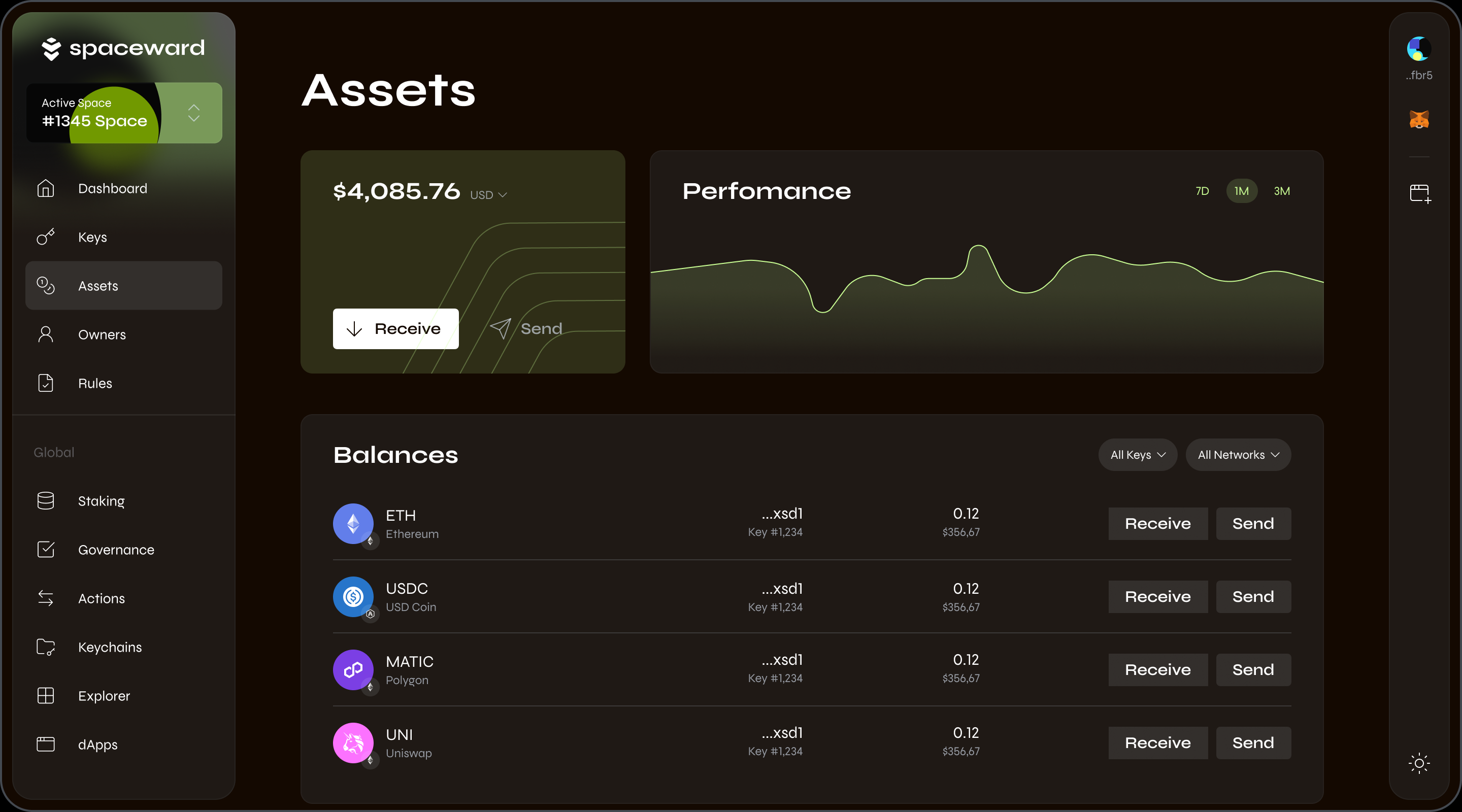 Manage assets